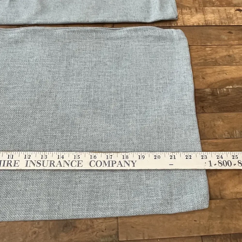 Ikea HYLTARP pillow Cover 13 in x 23 in Blue Gray Open Unused